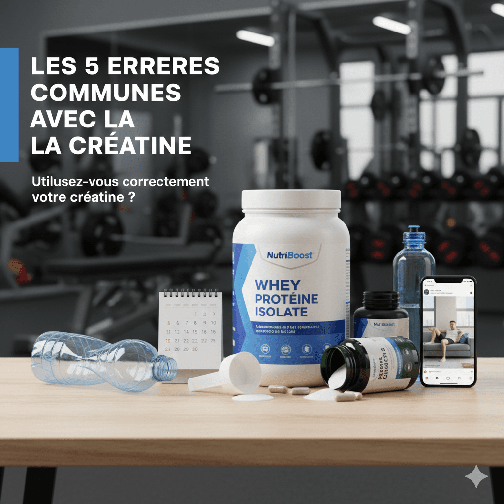 Les 5 Erreurs Communes avec la Créatine à éviter
